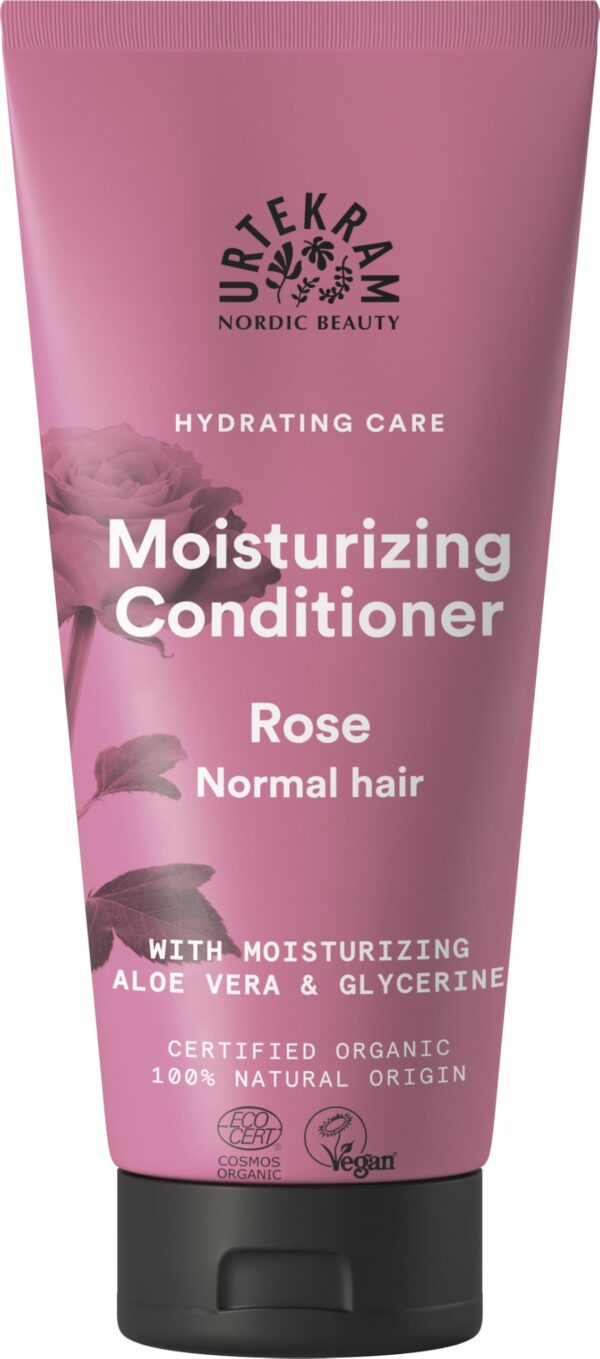 Urtekram Organic Rose Conditioner, Pink, 180 ml