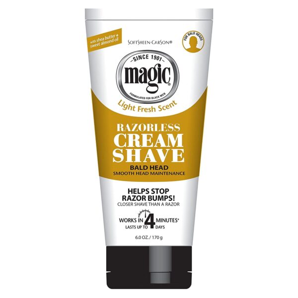 Magic Hair Removal & Shaving Cream Smooth Strength Bald Head Maintenance 170g