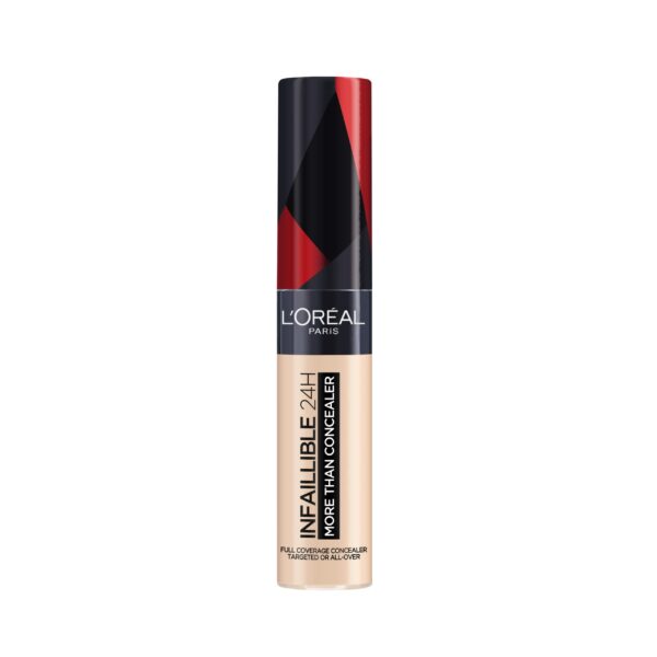 L'Oréal Paris Infallible 24H More Than Concealer, Full-coverage, Longwear and Matte Finish, 334 Walnut