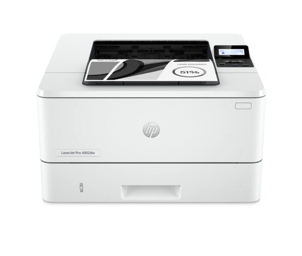 HP Laserjet Pro 4002dw Laser Printer | Black and White | Printer for Small Medium Business | Print | 2-Sided Printing | Dual-Band Wi-Fi, Ethernet | Energy Efficient | Instant Ink for Toner Available