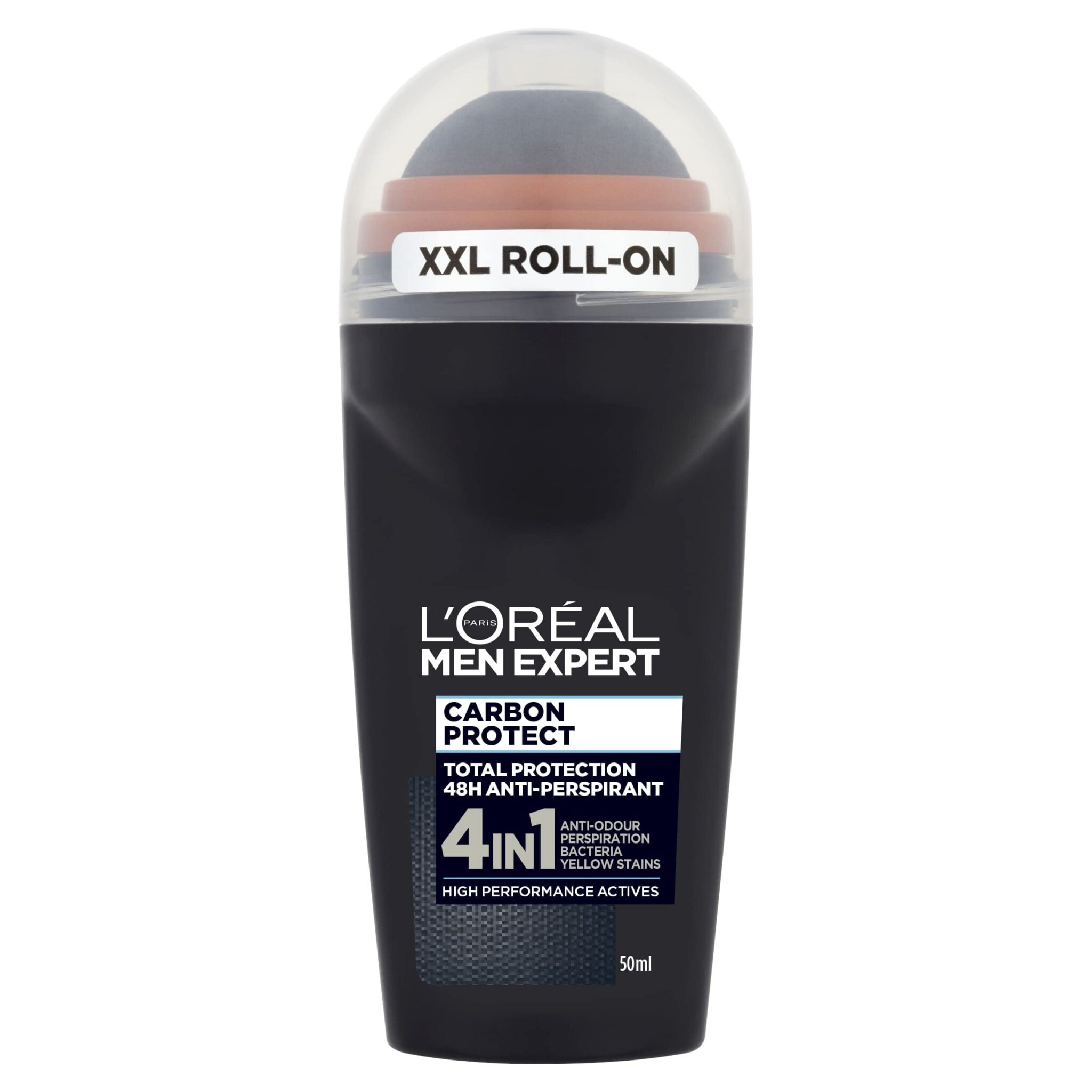 M.Expert Deo L'Oreal Paris Men Expert Carbon Protect 48H Anti-Perspirant Roll-On Deodorant, 50ml