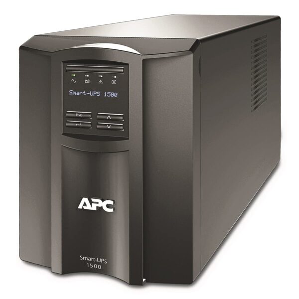 APC by Schneider Electric Smart-UPS SMT-SmartConnect - SMT1500IC - Uninterruptible Power Supply 1500VA (Cloud enabled, 8 Outlets IEC-C13), Black