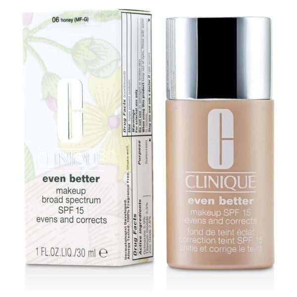 Clinique Even Better Makeup Broad Spectrum SPF 15 - foundation makeup (Women, Bottle, Beige, Dark skin, Natural)