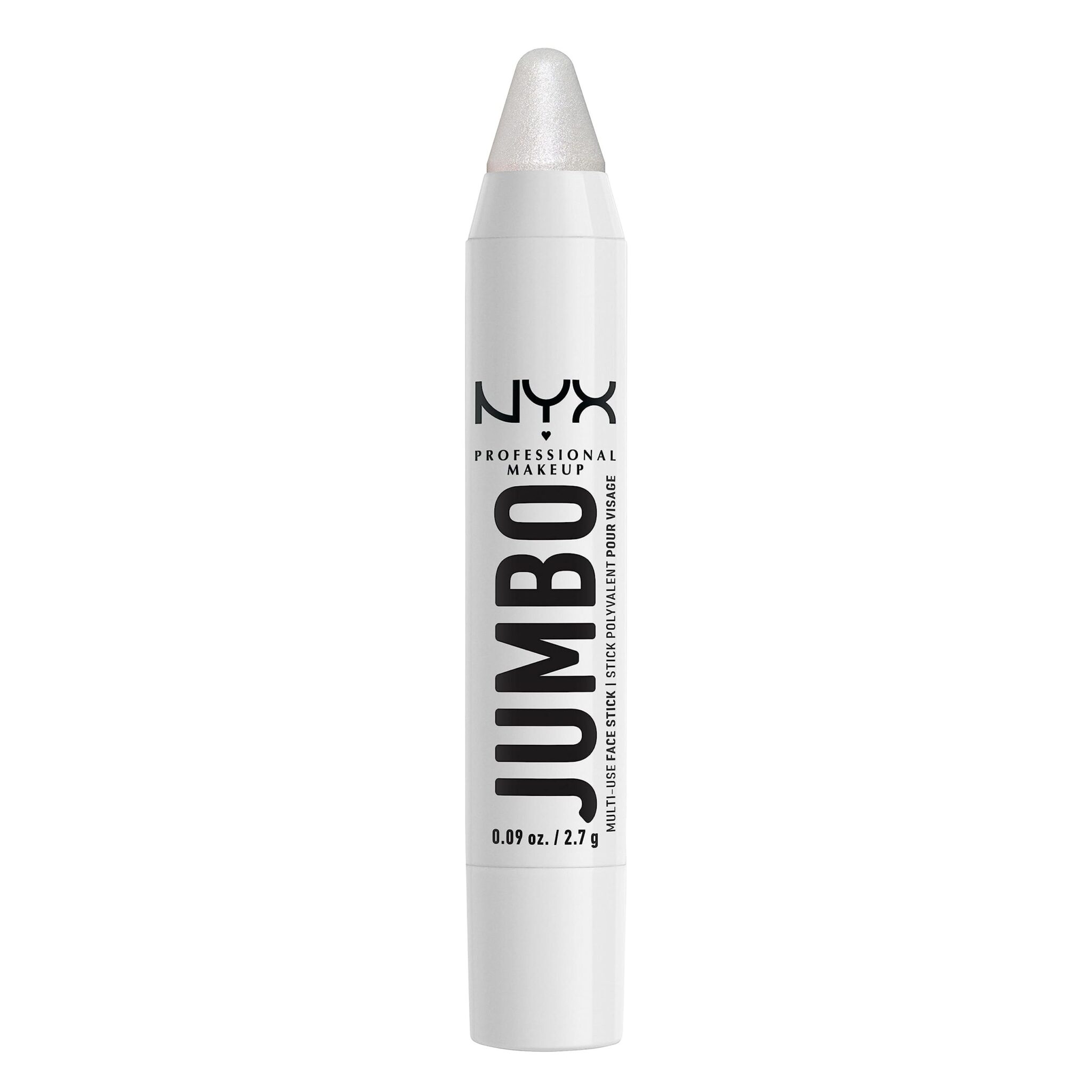 NYX Professional Makeup Multi-Use Highlighter Stick, Weightless Buildable Formula with Jojoba Oil, Twist-Up – No Need To Sharpen, Vegan and Cruelty-Free, 2.7 g, Shade: Vanilla Ice Cream