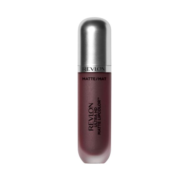 Revlon Ultra HD Matte Lipcolor, Velvety Lightweight Matte Liquid Lipstick in Plum/Berry, Infatuation (675)