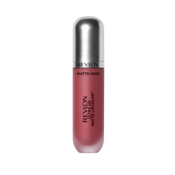 Revlon Ultra HD Matte Lipcolor, Velvety Lightweight Matte Liquid Lipstick In Pink, Devotion (600)