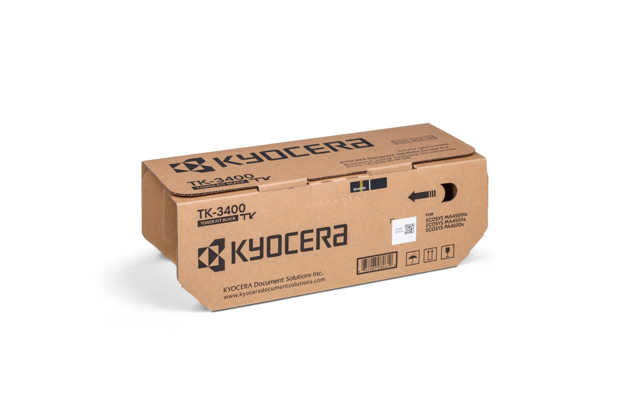 KYOCERA TK-3400 Original Toner Cartridge Black Compatible with Ecosys PA4500x