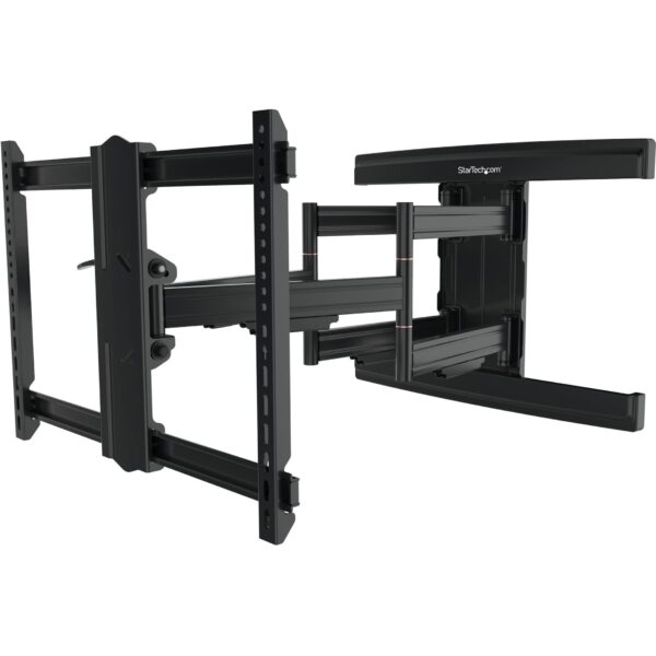 StarTech.com TV Wall Mount supports up to 100 inch VESA Displays - Low Profile Full Motion TV Wall Mount for Large Displays - Heavy Duty Adjustable Tilt/Swivel Articulating Arm Bracket (FPWARTS2)