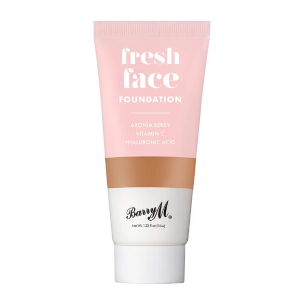 Barry M Cosmetics Fresh Face Lightweight Liquid Foundation Infused With Hyaluronic Acid And Vitamin C, Shade 13