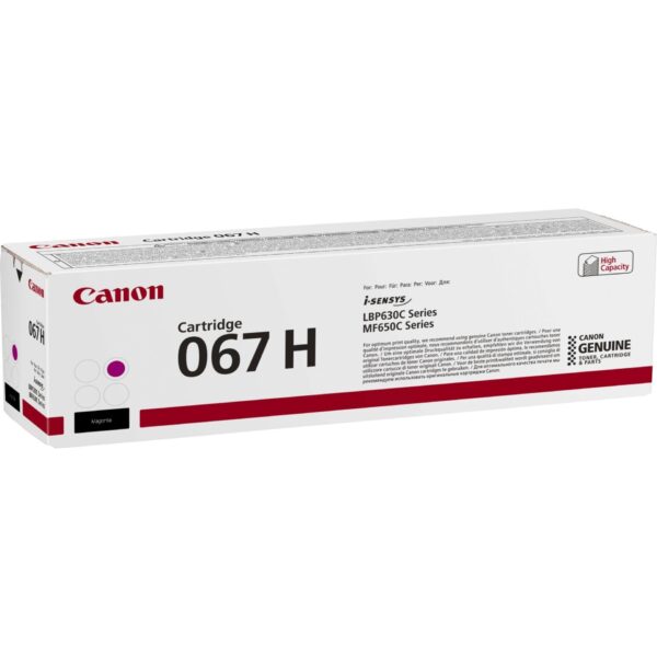 Canon 067H Toner Cartridge 1 Piece Original Magenta