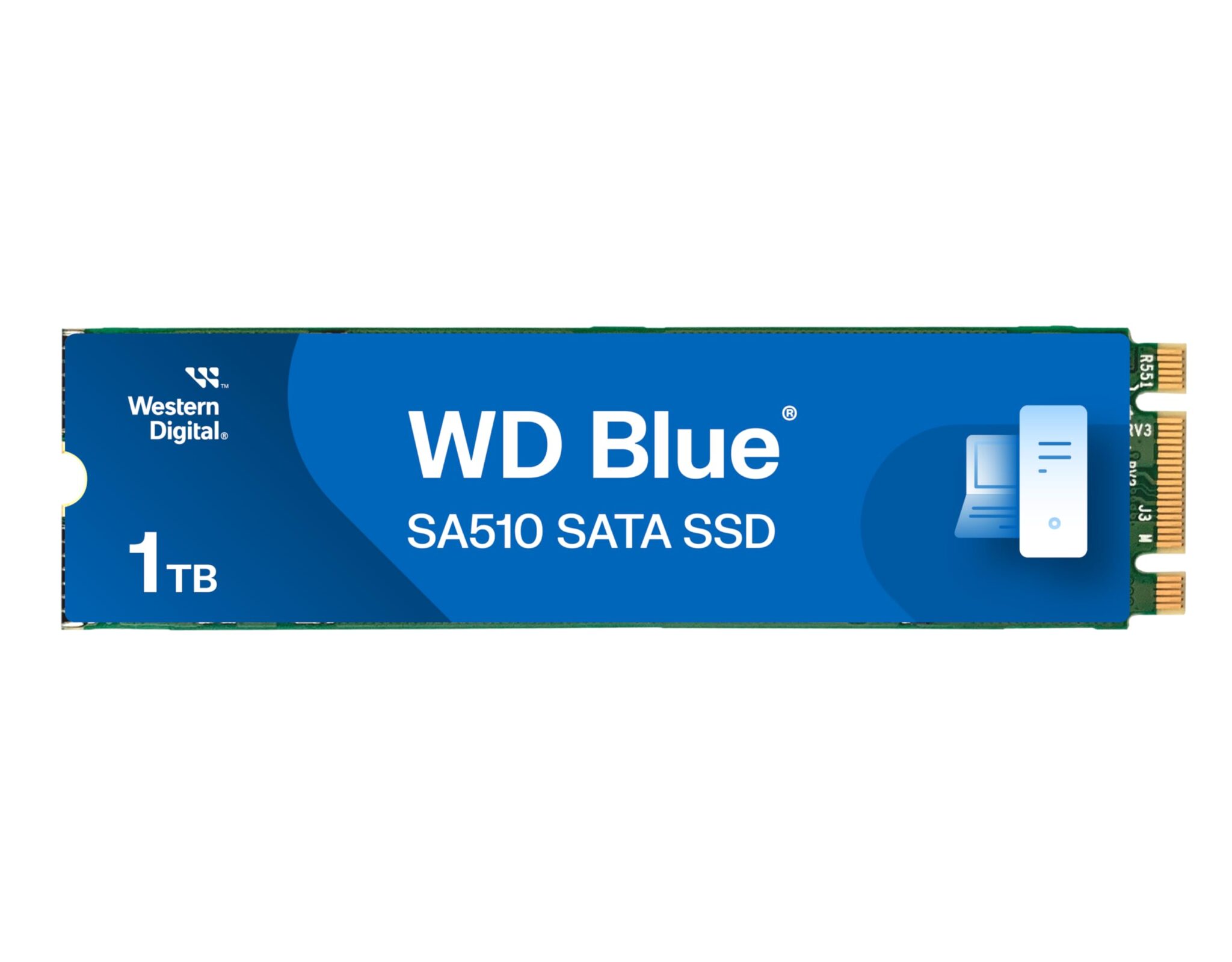 WD Blue SA510 1TB, M.2 SATA SSD, up to 560 MB/s, Includes Acronis True Image for Western Digital, Disk & Cloning Migration, Flexible backup & recovery, ransomware protection