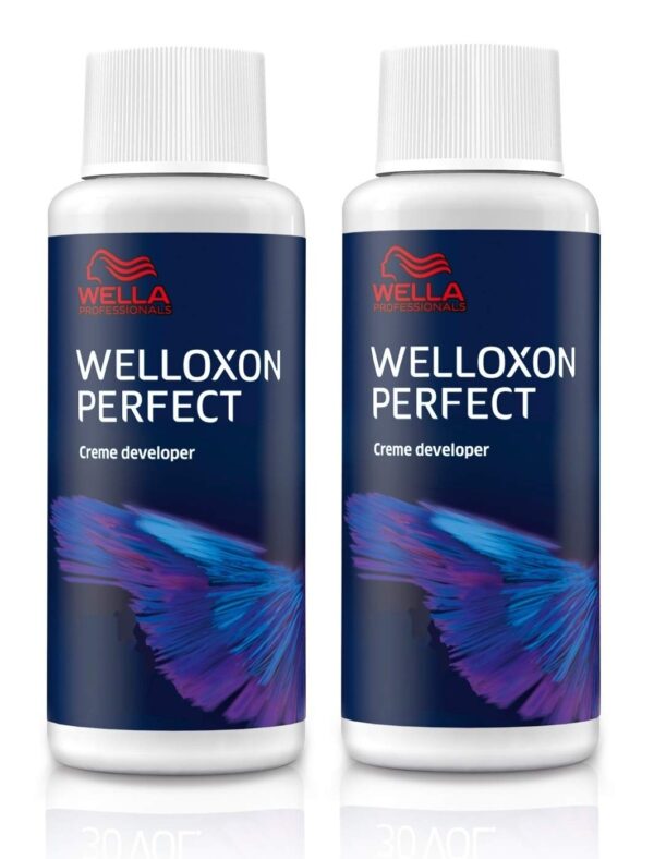 Welloxon Perfect 9% H2O2 Wella Professionals Hydrogen Peroxide Oxidant, 60 ml, Pack of 2