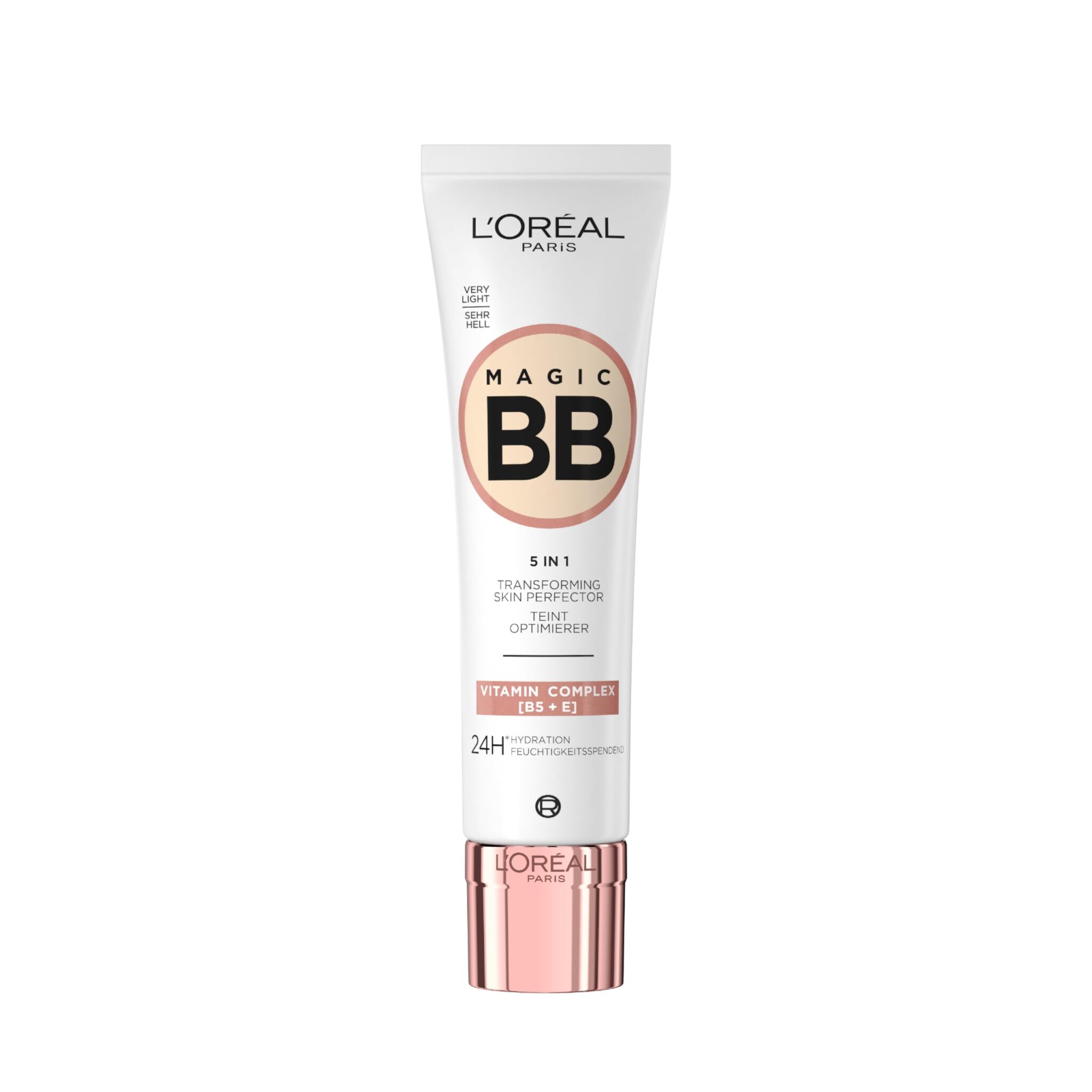 L'Oréal Paris Tinted Day Cream, For 24-Hour Moisture and an Even Complexion, Magic BB Complexion Optimiser, No. 01 Very Light (Very Light), 1 x 30 ml