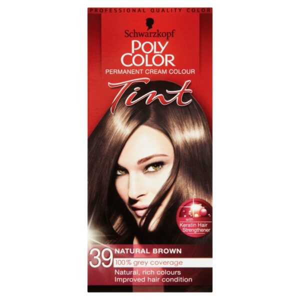 Schwarzkopf Poly Color Hair Colour 39 Natural Brown