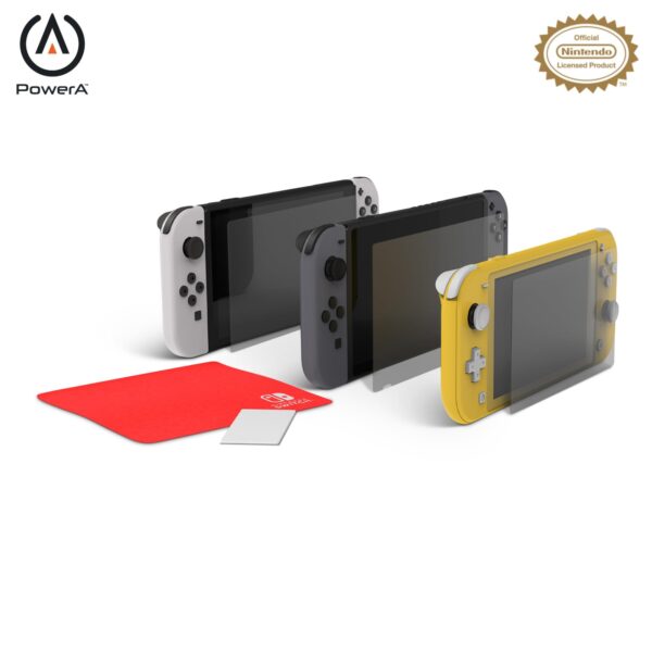 PowerA Anti-Glare Screen Protector Family Pack for Nintendo Switch