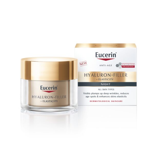 Eucerin Hyaluron Filler + Elasticity Eye Treatment Cream Reduces Wrinkles & Boosts Elasticity with SPF20, 15ml