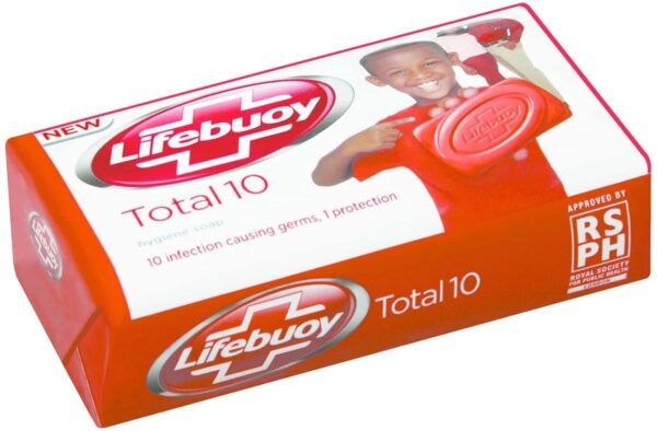 Lifebuoy Total Hygiene Soap 3 Pack (3x 90g bars)