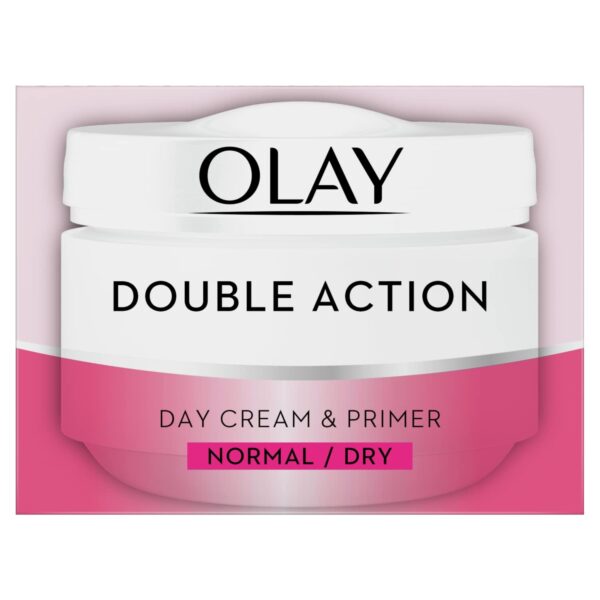 Olay Double Action Moisturiser Day Cream and Primer, 50 ml