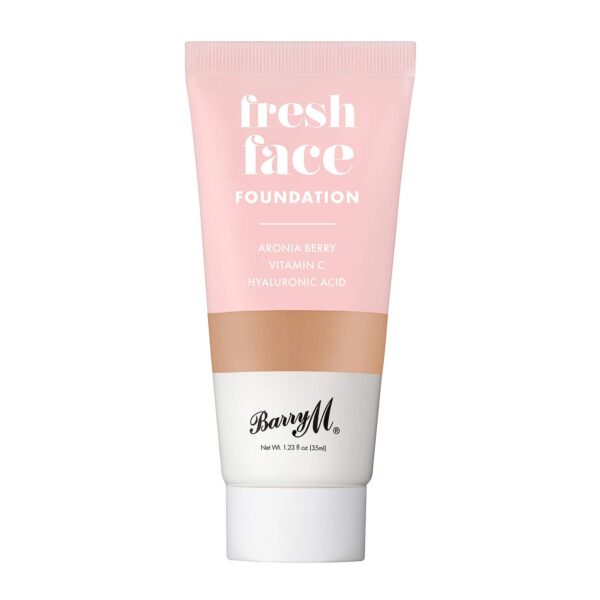 Barry M Cosmetics Fresh Face Lightweight Liquid Foundation Infused With Hyaluronic Acid And Vitamin C, Shade 11