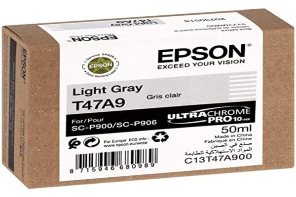 Epson Singlepack Light Gray T47A9 UltraChrome