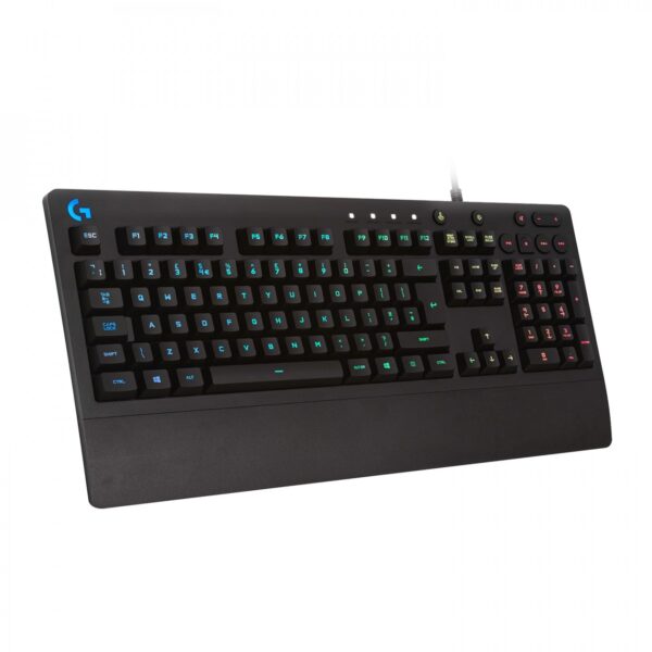 Logitech G213 Prodigy Gaming Keyboard, RGB Lightsync Backlit Keys, Spill-Resistant, Customizable Keys, Dedicated Multi-Media Keys, QWERTZ German Layout