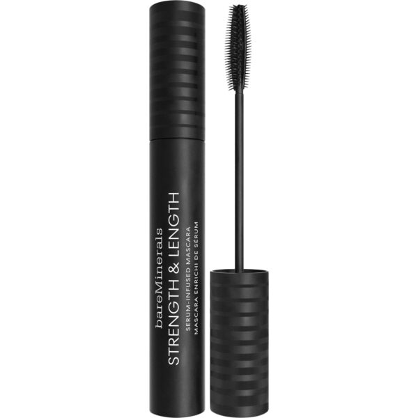 Strength and Length Serum-Infused Mascara by bareMinerals for Women - 0.27 oz Mascara, Black, (Pack of 1)