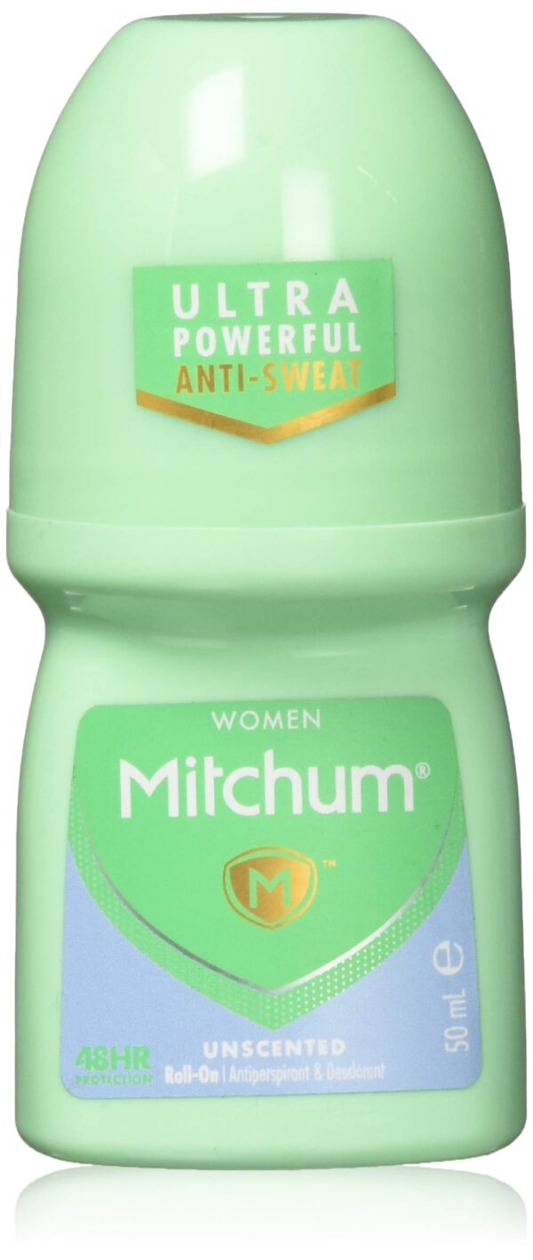 Mitchum 50ml Advanced Control Women Roll-On Unperfumed Anti-Perspirant and Deodorant