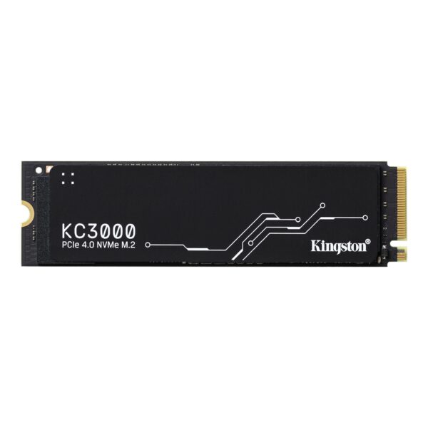 Kingston KC3000 PCIe 4.0 NVMe M.2 SSD - High-performance storage for desktop and laptop PCs -SKC3000D/4096G