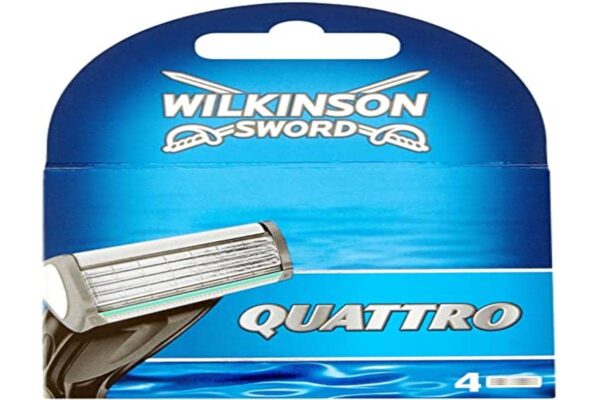 Wilkinson Sword Quattro Razor Blades - Pack of 4