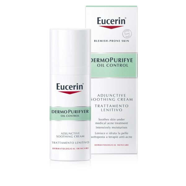 Eucerin DermoPurifyer Oil Control Adjunctive Soothing Cream for moisturising and blemish-prone skin 50 ml