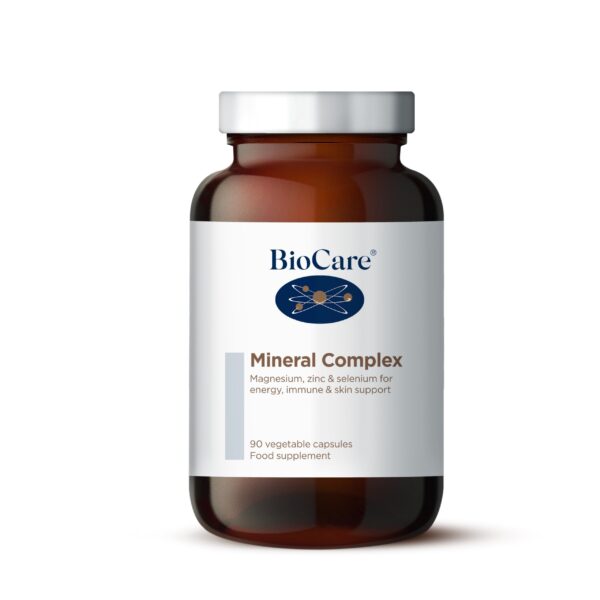 BioCare Mineral Complex | Magnesium, Zinc & Selenium for Energy, Immune & Skin Support | Suitable for Vegetarians and Vegans - 90 Capsules