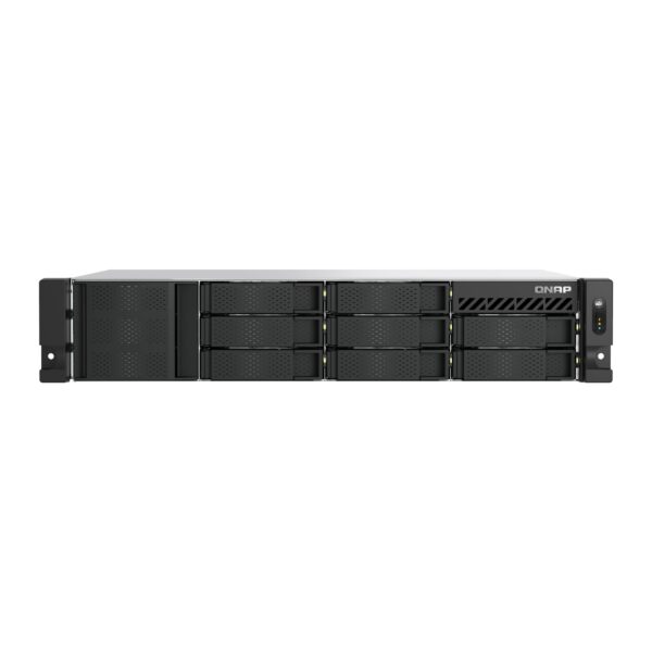 QNAP NAS TS-855eU-8G 8bay 2U Rackmount NAS with Short Installation Depth and 8-Core Computing for Optimized Virtualization