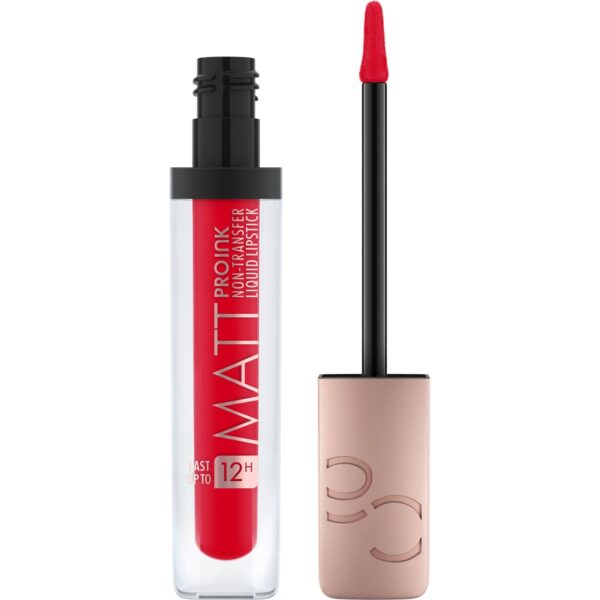 CATRICE Matt Pro Ink Non-Transfer Liquid Lipstick, No. 090 This Is My Statement, Red, Mattifying, Long-Lasting, Quick-Drying, Matte, Intense, Colour-Intensive, Vegan, Alcohol Free (5 ml)