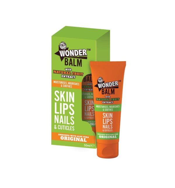 Wonder Balm - Hand Balm/Cream for Lips, Hands and Nails - enriched with Aloe Vera for dry skin50ml