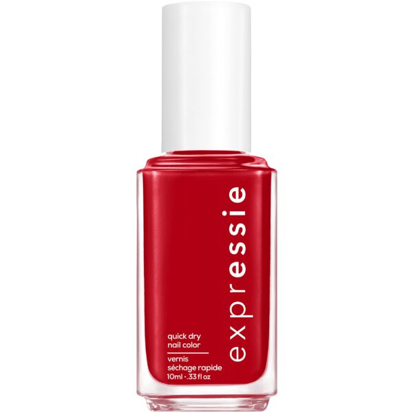 Essie ExprEssie Quick Dry Formula, Red Pink Nail Polish 190 Seize The Minute