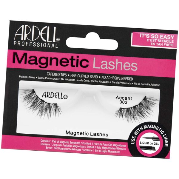 Ardell Single Magnetic Lashes Accent 002 *Requires Magnetic Gel Liner*