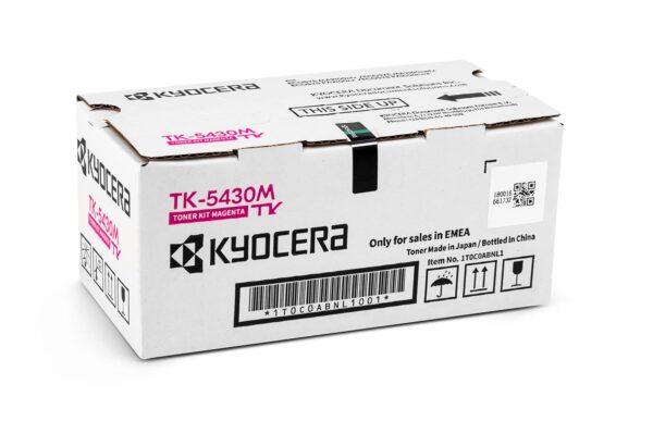 Kyocera Magenta Standard Capacity Toner Cartridge 1.25K pages for PA2100 & MA2100 - TK5430M