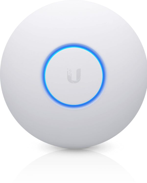 Ubiquiti UniFi nanoHD Access Point (UAP-NanoHD) [WLAN AC, 4x4 MU-MIMO, 1733 Mbit/s + 300 Mbit/s], white