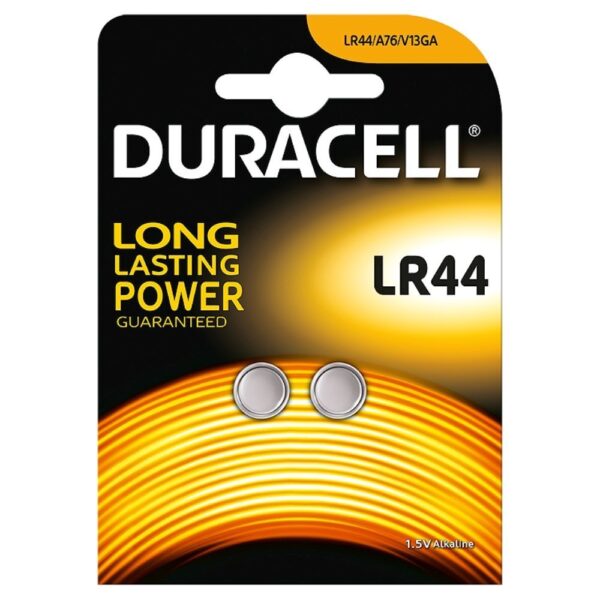 Duracell 2 x Silver Oxide Watch Batteries (SR44/357/303)