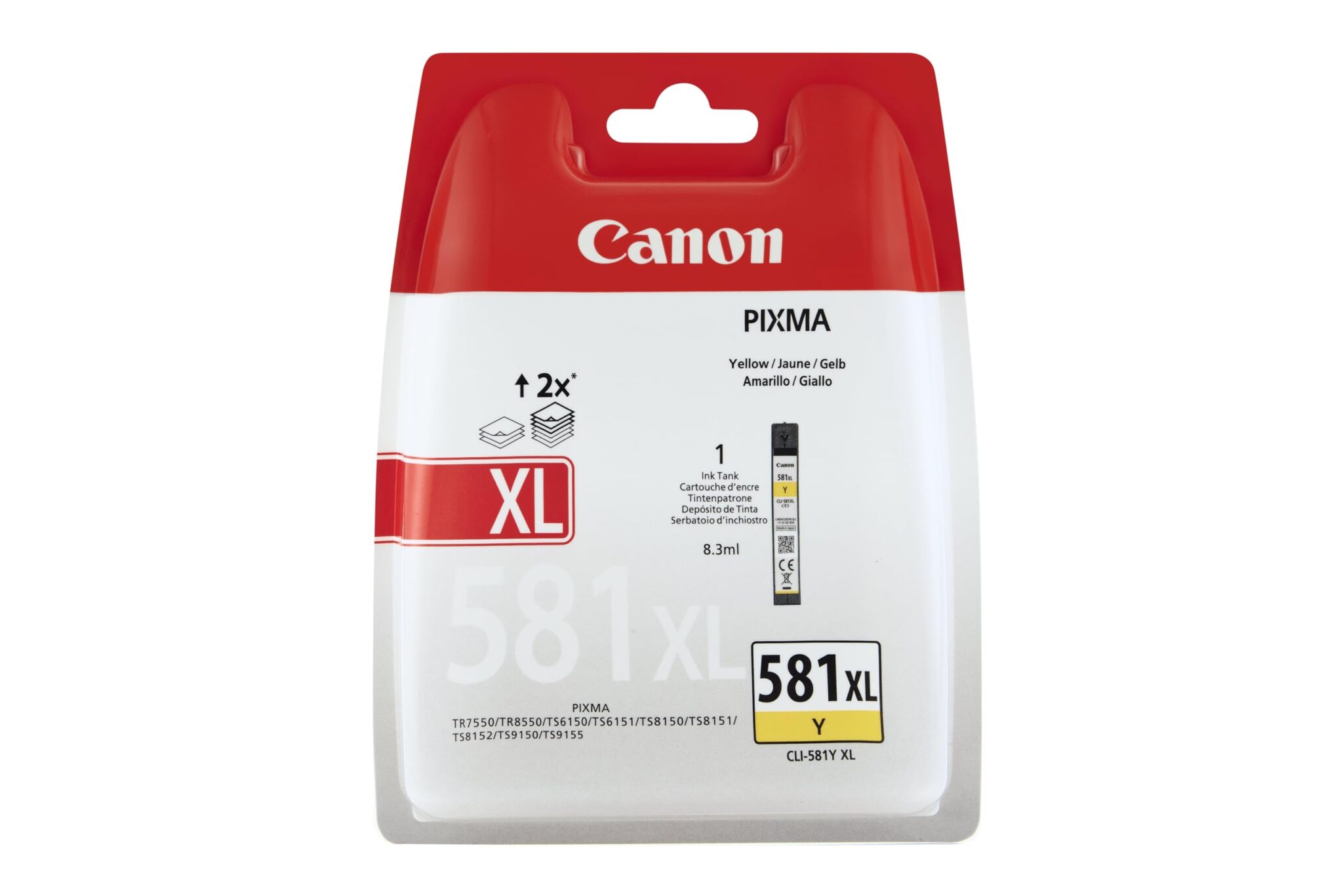 Canon 2051C001 Ink Cartridge - Yellow