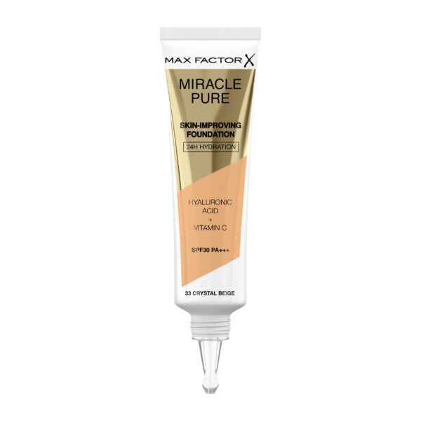 Max Factor Miracle Pure Foundation, Crystal Beige 33