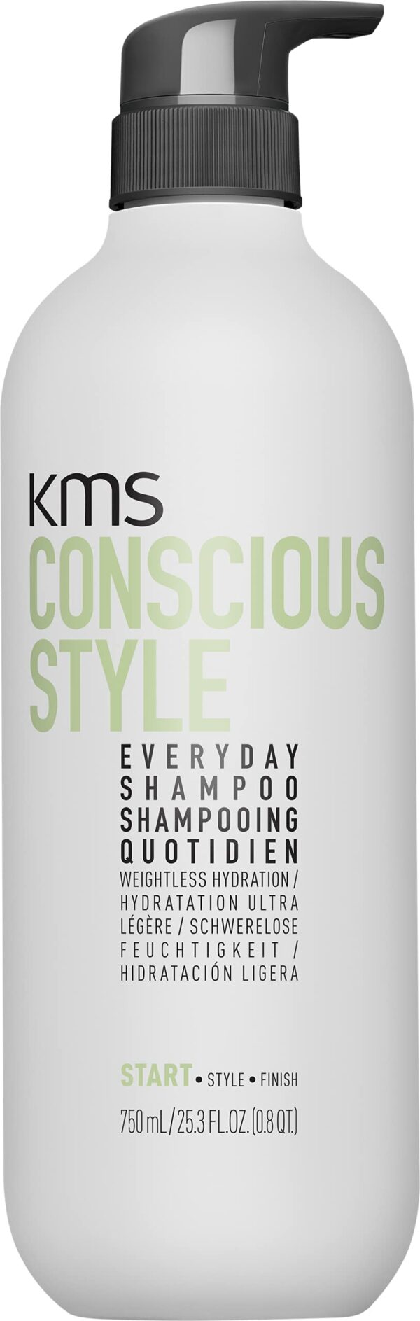 KMS Conscious Style Everyday Shampoo for All Hair Types, 750 ml