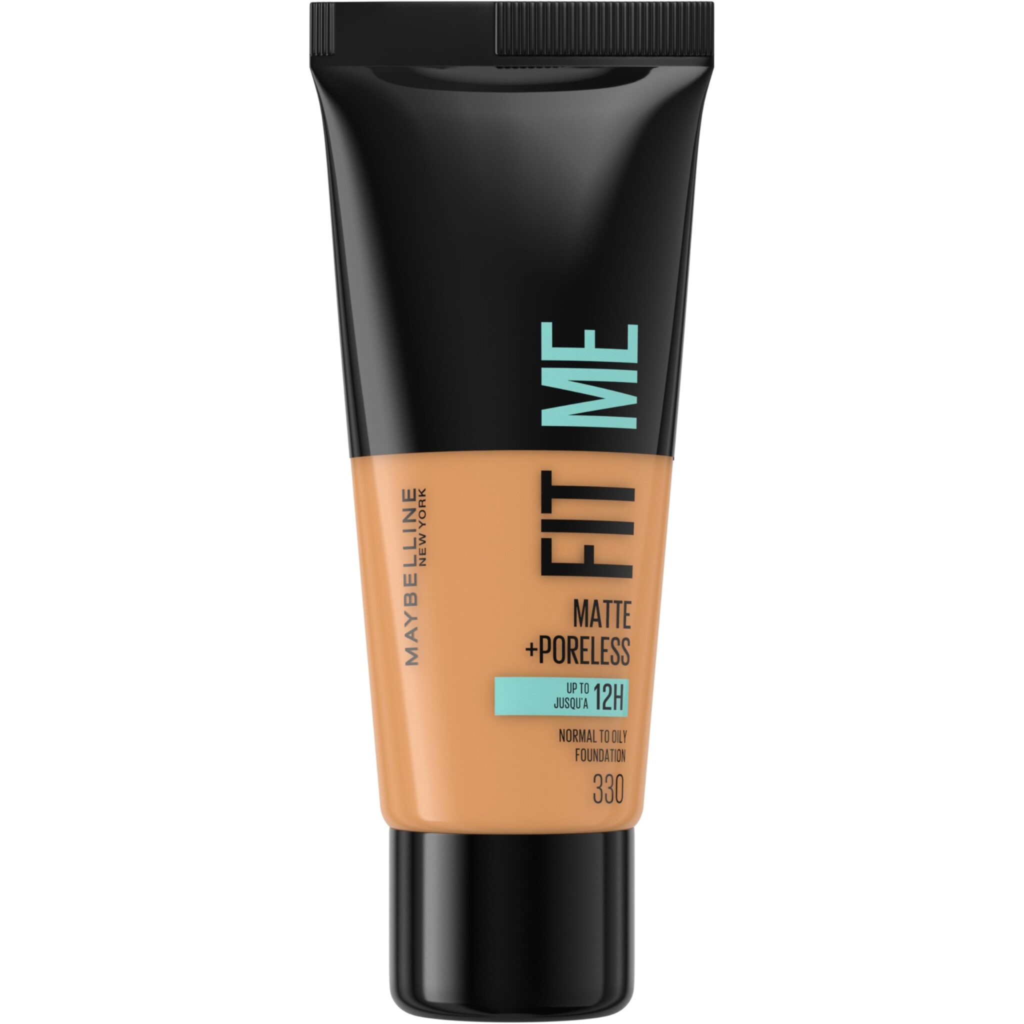 Maybelline Fit Me Foundation, Medium Coverage, Blendable With a Matte and Poreless Finish, For Normal to Oily Skin, Shade: 330 Toffee, 30ml