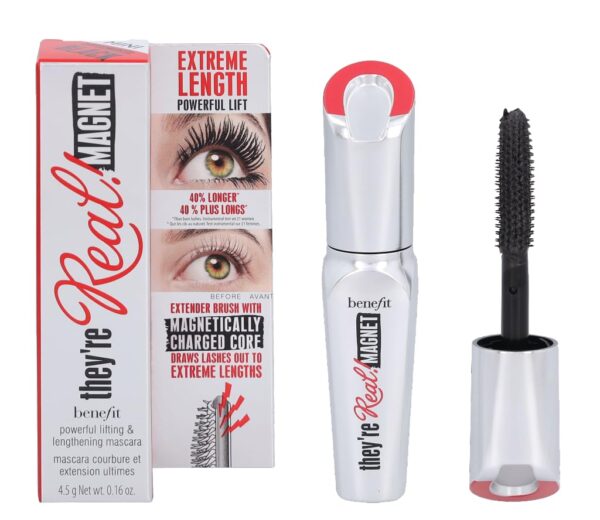 BENEFIT They're Real! Magnet Extreme Lengthening Mascara 4.5 g Travel-Size Powerful Lifting & lengthening Mascara, Black