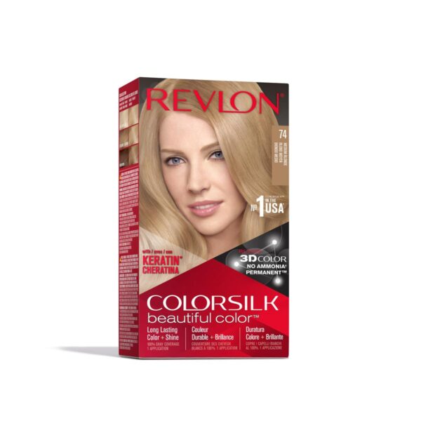 Revlon Colorsilk Permanent Hair Dye, Medium Blonde