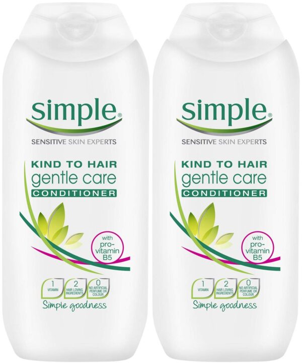 Simple Kind To Hair Gentle Care Conditioner 200Ml - Pack Of 2