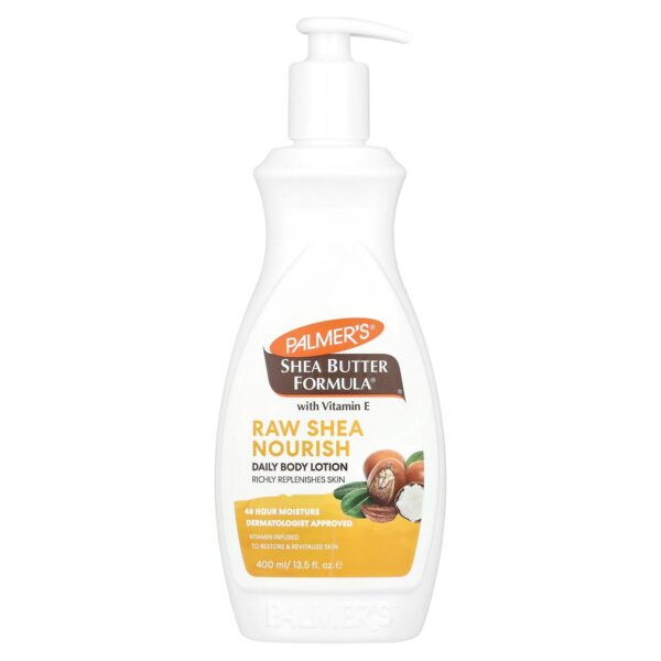 Palmer's Shea Formula Raw Shea Body Lotion, Pump 13.50 oz (Pack of 2)