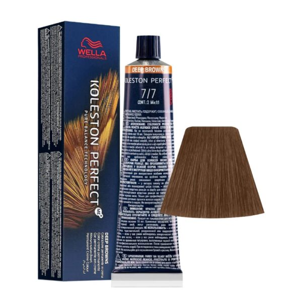 7/7 Medium Blonde Brown Wella Koleston Perfect Me+ Deep Browns 60ml