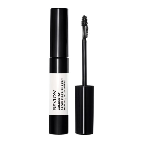 Revlon ColorStay Brow Fiber Filler, Longwearing & Volumising Waterproof Eyebrow Gel, 306 Clear