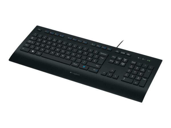 Logitech K280e Pro Wired Business Keyboard, QWERTZ German Layout - Black